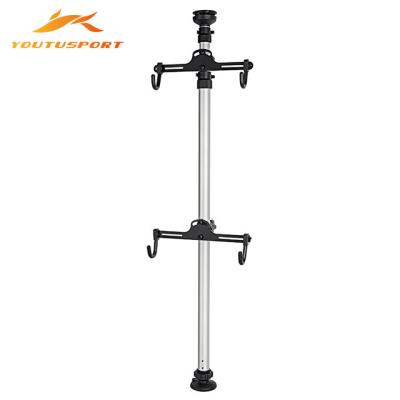 China Aluminum Alloy Aluminum Alloy Bicycle Stand Work Step Ladder Bicycle Rack Indoor Home Bicycle Repair Rack for sale