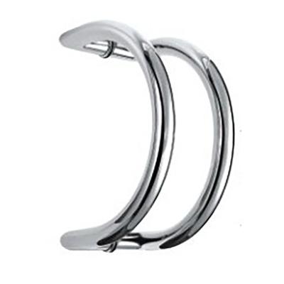 China Best Selling Newest Modern American Style Commercial C Shape Stainless Steel Door Pull Handle for sale