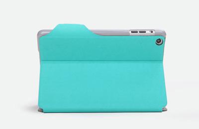 China Aantrekkelijk Pu-leergeval, de Volledige mini Beschermende Dekking van beschermings Blauwe Apple iPad Te koop