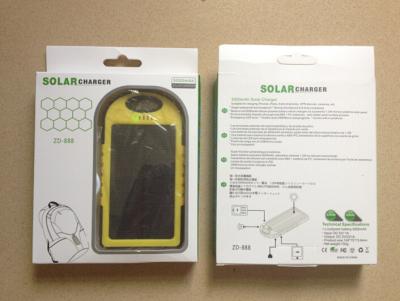 China Outdoor Activity Iphone Solar Charger Waterproof Shockproof Compatible for sale