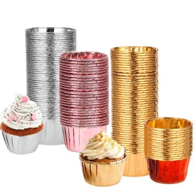 China New Arrival 100pcs Disposable Pack Foil Roll Liners 3.5oz Wrappers For Party Wedding Festival for sale