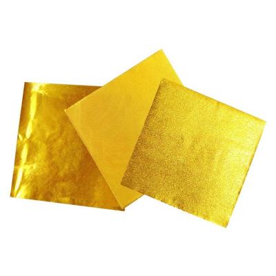 China Packaging Factory Price Food Grade Material Cheaper Square Colored Aluminum Foil Compound Wrapping Paper for sale