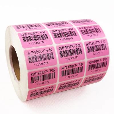 China Customized high quality empty thermal paper sticker barcode label sticker low price decorative roll for sale