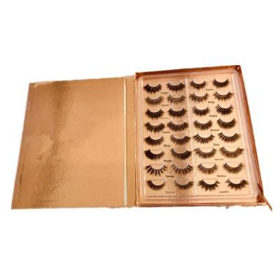 China New brand 3d mink group eyelash clean streaks thick books with custom packaging 3d mink streaks for sale