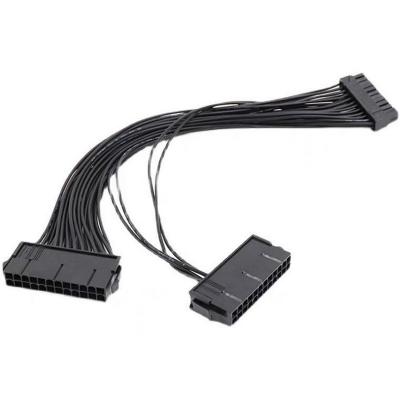 China The male at the PSU. 24pin Female 30cm Atx To 18pin Motherboard Power Supply Cable 18awg Power Cable Cord For Z420 Z620 Desktop for sale