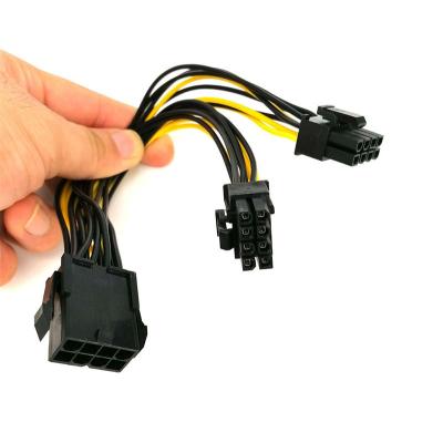 China Power Station PCI-e 8 Pin To Dual 8 Pin PCI-e 8 Pin To Dual 8 Pin Video Card Power Cable / PCI-e For PC Parts for sale