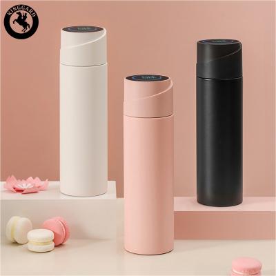 China Free Air Stocked Shipping Global Smart Bottle Self Cleaning Water Bottle Purifier Vacuum Stainless Steel UV Beverage Bottle for sale