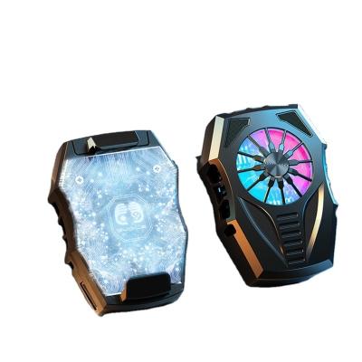 China Game Cooler 3 IN 1 RGB GT06 Semiconductor Mobile Phone Game Fan Cooler Cooler Game Fan For Phone for sale