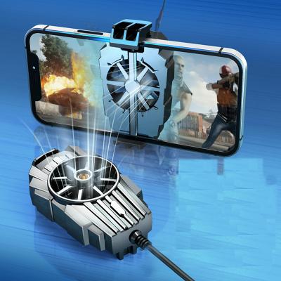 China Mobile Phone Radiator Hot Sale G6 Cooler 2021 Gaming Mini Portable Fast Cooling Fan for sale