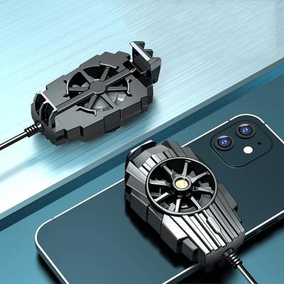 China Mobile Phone Mobil Fan Heatsink Portable Mobile Phone Game Cooler USB Mute Semiconductor Cooling and Freezing Fan for sale