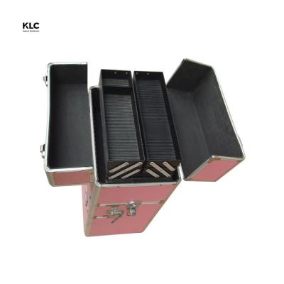 China Cosmetic / Make Up / Beauty Tool Suitcase Travel Makeup Case With File Drawers KLMYY380-270-695 for sale