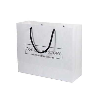 China Factory Price Recyclable Custom Printed Paper Bag Craft Paper Shopping Bag With Logo Print Paper Gift Bag for sale