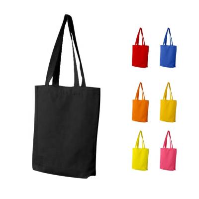 China Eco Friendly Customized Organic Cotton Tote Bag Size Color Promotion Cotton Bag With Zipper for sale