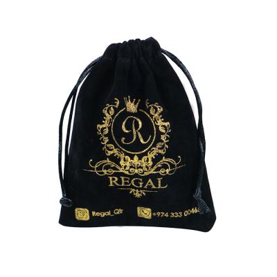 China High Quality Reusable Black Silk Drawstring Bag Cloth Shopping Bag Shopping Bag for sale