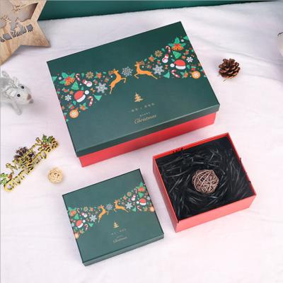 China Disposable Custom Christmas Paper Gift Candy Chocolate Box for sale