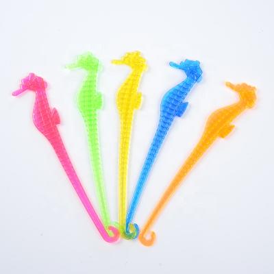 China Disposable New Design Plastic Spoon Fork Throwing Fork Agitator Stick for sale