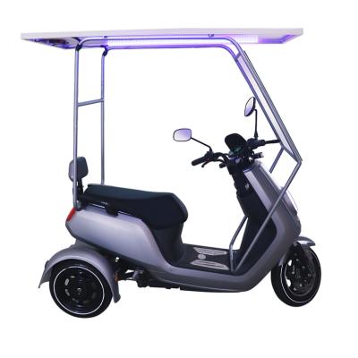 China Passenger For Elderly Handicapped Electric Tricycle Solar Power Three Wheel Mobility Scooter Electric Tricycle for sale