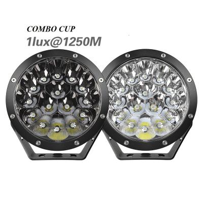 China 1500M 13000lm 24V Truck Bumper Led Spotlight 4x4 9