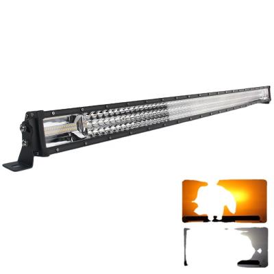 China Wholesale High Bright Double Row 1000w Automotive Led Amber Truck Headlight Driving Beam 22 32 42 50 52 Inch Beam Good Model Led Offroad Light Bar for sale