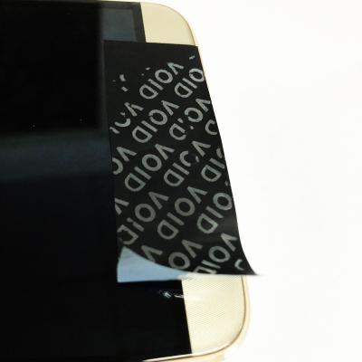 China Anti-Counterfeit Security Sticker Printale Label For Phone Camera VACUUM Label for sale