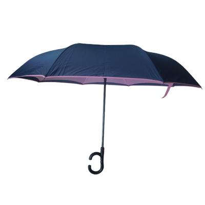 China All In 1 Reverse Umbrella Double Layer Car Reverse Umbrella With Logo Print Customized for sale