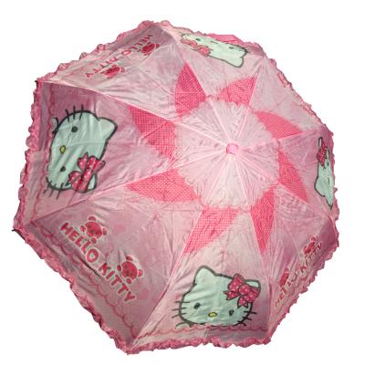 China STRAIGHT UMBRELLA 15.5 Inch Promotional Straight Safety Kids Open Umbrella With Logo Print Custom Made for sale