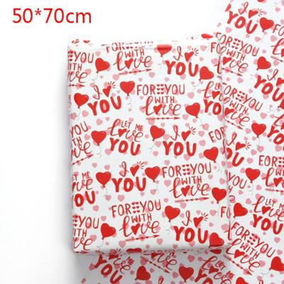 China Recycled Materials Custom Bouquet Wrapping Paper Wrapping Paper For Flowers for sale