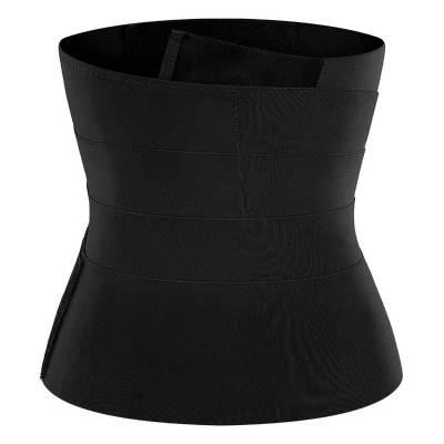 China Antibacterial Waist Slimming Shaper Bandage Bandage Weight Loss Belly Trimmer Belt Waist Trainer For Women for sale