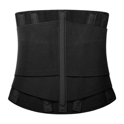 China Women Breathable Private Label Fitness Black Elastic Bandage Belts Wrap Waist Trainer for sale