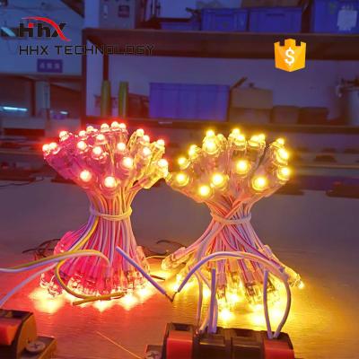 China DC12V 9mm IP68 Waterproof String R/G/B LED Advertising Light Dream Color LED for sale