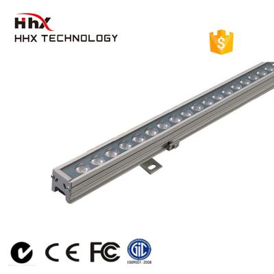 China LANDSCAPE Linear 1000mm Outdoor Bridge Building Bar Led Light DMX512 Outdoor Wallwash RGBW for sale