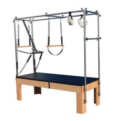 China Pilates Exercise Equipment Popular Trapeze Table White Maple And Stainless Steel for sale