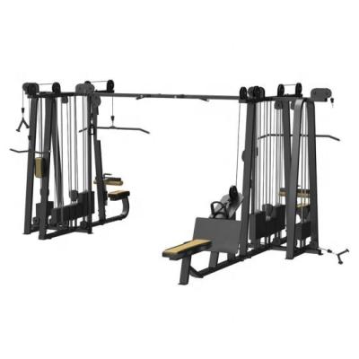 China Commercial Use Strength Training Equipment Multi Station Integrated Gym Machine 8-Stack Multi-Jungle for sale