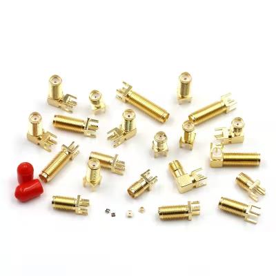 China High Quality RF Bnc Connectors High Quality Sma Gold Sma Connector Right Angle Right Angle Female Male PCB for sale