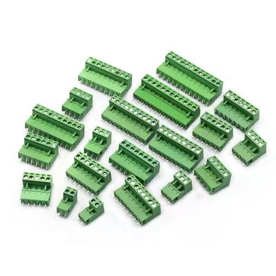 China Pitch PCB Terminal Block Wire 2.5 3.5 3.81 5.08Mm Crimp 2 Pin To 16 Pin Phoenix Terminal Connectors Block for sale