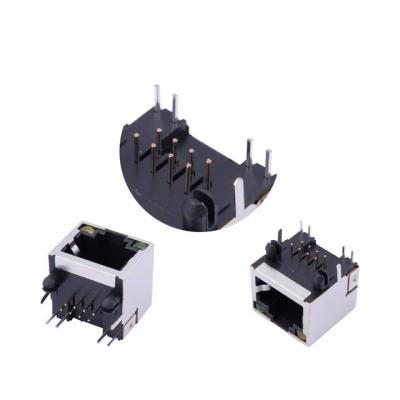 China Factory Price Automotive 8P Rj45 Led Lights Jack Rj 11 Network 4P4C Ethernet Rj45 Female Connector for sale