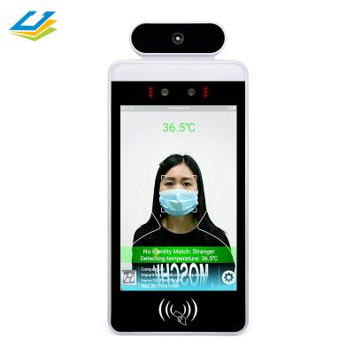 China Temperature Measurement 8inches Face Recognition and Temperature Machine Temperature Scanner with Temperature Camera for sale