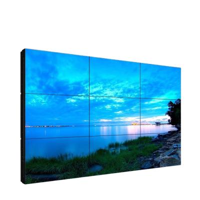 China Clear LCD Video Display Screen 46 Inch 3.5mm Bezel Lcd Background Stage Indoor Large Display Screen for sale