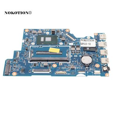 China LAPTOP 16801-1M 448.0A615.001M NBGK411002 NBGK41100A For Acer Spin 5 Laptop SP513-51 Mainboard i5-7200U CPU CPU for sale