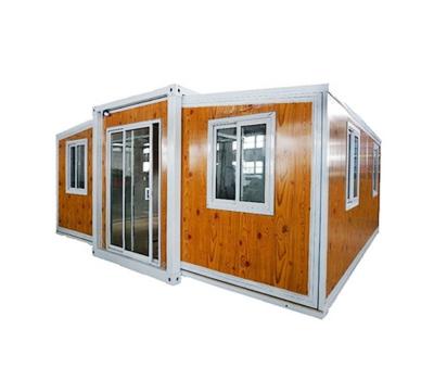 China Luxury Modern Style Foldable Expandable Container House With Fiber Cement Board Floor for sale