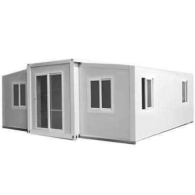 China Casa de contêineres dobrável expansível 20ft 40ft casas modulares pré-fabricadas para armazém à venda