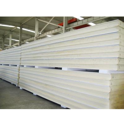 China 1000mm Width PU Sandwich Panel with B1/B2 Fireproof Grade and Mortar Paper Surface Material for sale