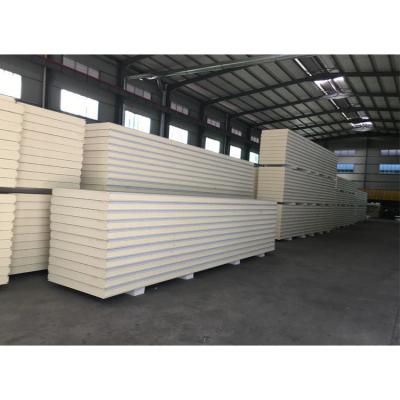 China Polyurethane Cold Storage Room Panel With Steel Thickness 0.4 - 0.8mm for sale