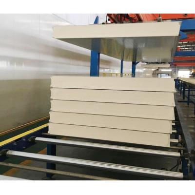 China Flexible Polyurethane Composite Panels White Sandwich Plates For Cold Warehouse Plant for sale