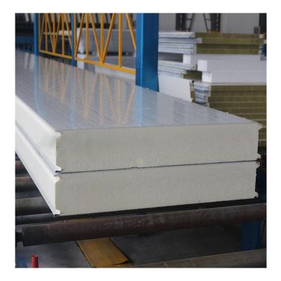 China Insulated PU Foam Sandwich Panels For Warehouse Wall And Roof for sale