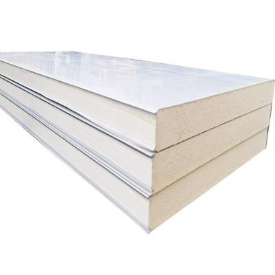 China Fireproof B1 Grade PU Polyurethane Corrugated Sandwich Roofing Panel for Exterior Wall for sale