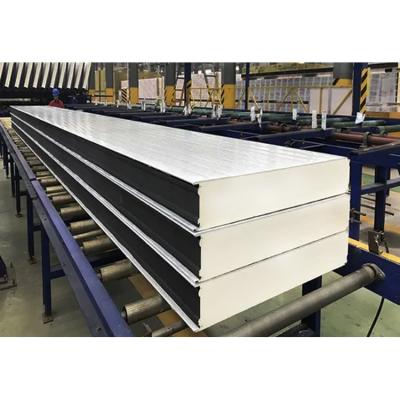 China PPGI Polyurethane PPGI Sandwich Composite Panel 50mm For Modular House for sale