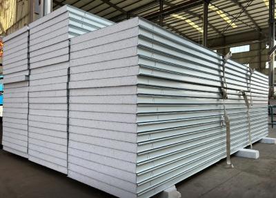 China 1150mm Width EPS Insulation Sandwich Panels With 0.3-0.6mm Steel Sheet Thickness for sale