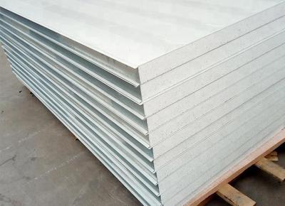 China Metal Color Steel EPS Sandwich Panel Fireproof Sound Insulation Exterior Panel for sale