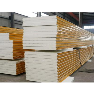 China Fireproof RAL Color Coated PU Sandwich Panel for Pharmaceutical Industry for sale